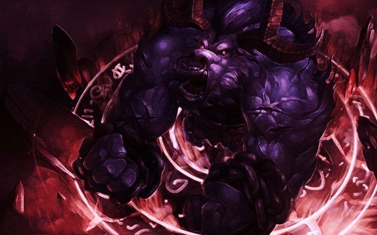 Black Alistar was released as one of the first skins in the history of Leag...