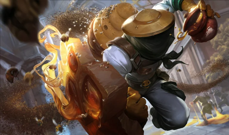 beekeeper singed splash art