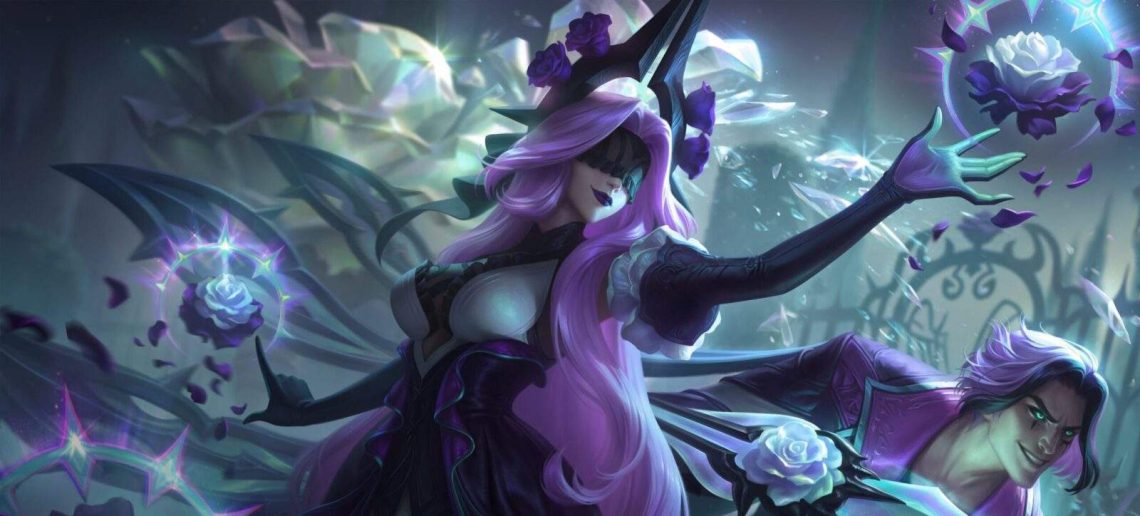 withered rose syndra lol skin scaled