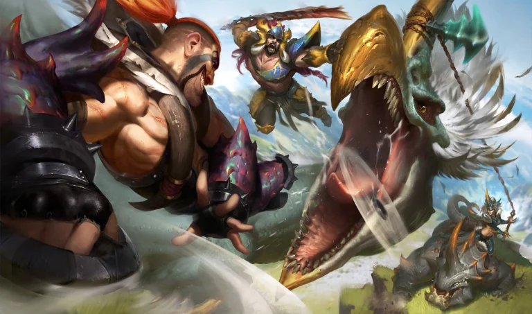 beast hunter tryndamere splash art