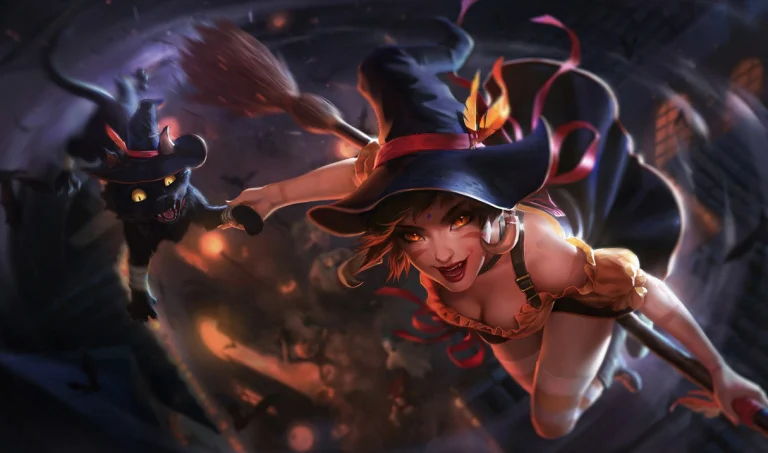 bewitching nidalee splash art