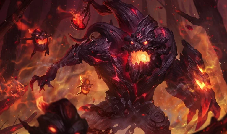 charred maokai splash art