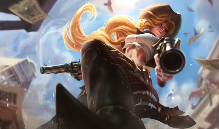 cowgirl miss fortune splash art