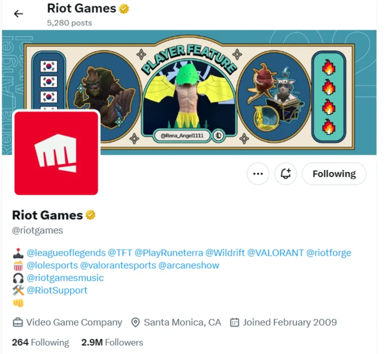 riot games twitter