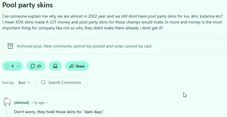 pool party skins on reddit